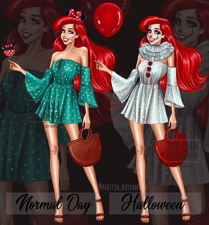 Halloween et les princesses Disney, c'est un beau résultat