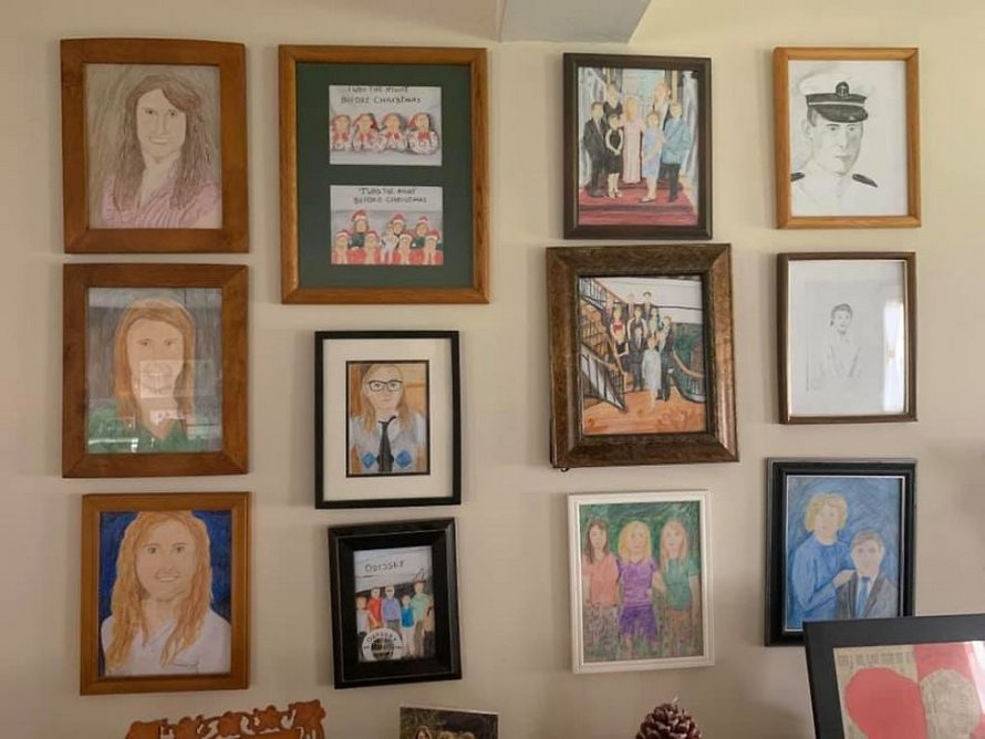 Les dessins au crayon. amusants