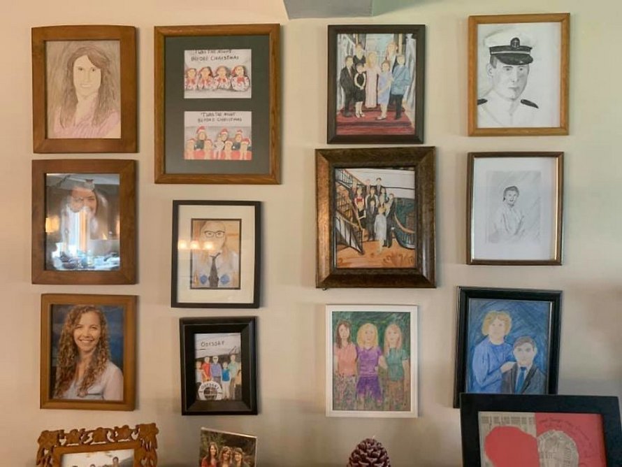 Les dessins au crayon. amusants